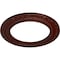 Ekena Millwork Andrea Ceiling Medallion (Fits Canopies up to 8"), 12"OD x 8"ID x 1/2"P, Brushed Mahogany CM12ADBMF - alternate 4